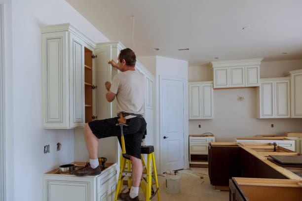 Open concept kitchen conversion in Dunn Loring by JMT Kitchen Cabinet
